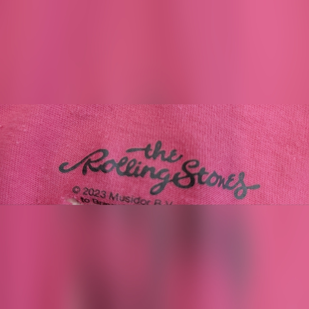 The Rolling Stones Fringe Concert Tee Upcycled - Picture 10 of 10